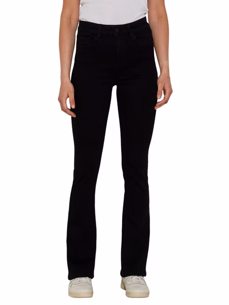 Noisy May Damen Jeans NMSALLIE HW FLARE VI023BL - Flare Fit - Schwarz - Black Noisy May Damen Jeans NMSALLIE HW FLARE VI023BL - Flare Fit - Schwarz - Black