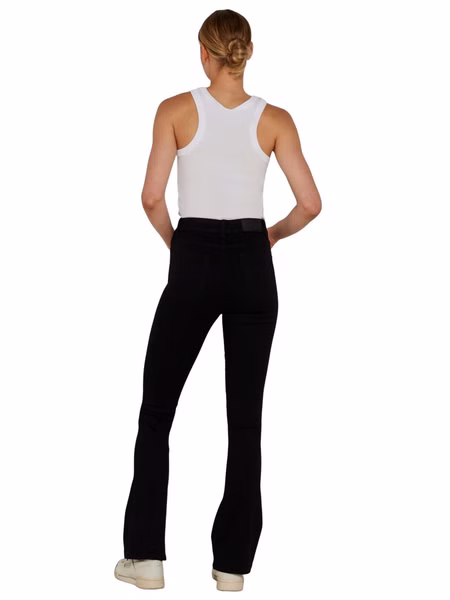 Noisy May Damen Jeans NMSALLIE HW FLARE VI023BL - Flare Fit - Schwarz - Black Noisy May Damen Jeans NMSALLIE HW FLARE VI023BL - Flare Fit - Schwarz - Black