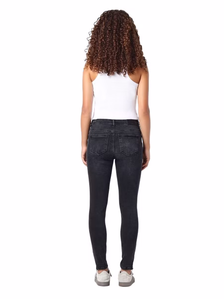 Noisy May Damen Jeans NMKIMMY NW ANK DART AZ160DG Slim Fit Grau Dark Grey Denim Noisy May Damen Jeans NMKIMMY NW ANK DART AZ160DG Slim Fit Grau Dark Grey Denim