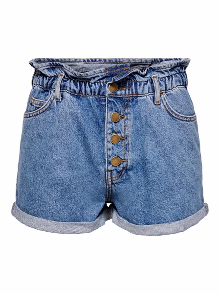 Only Damen Jeans Short ONLCUBA LIFE PAPERBAG Only Damen Jeans Short ONLCUBA LIFE PAPERBAG