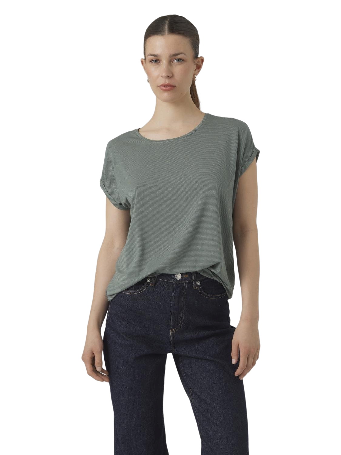 Vero Moda Damen T-Shirt VMLAVA PLAIN günstig online kaufen