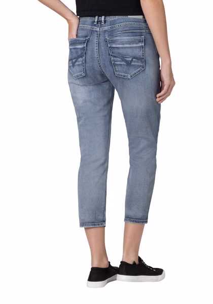 TIMEZONE Damen Jeans JillyTZ Cropped - Regular Fit -  Blau - Aqua Blue Wash TIMEZONE Damen Jeans JillyTZ Cropped - Regular Fit -  Blau - Aqua Blue Wash