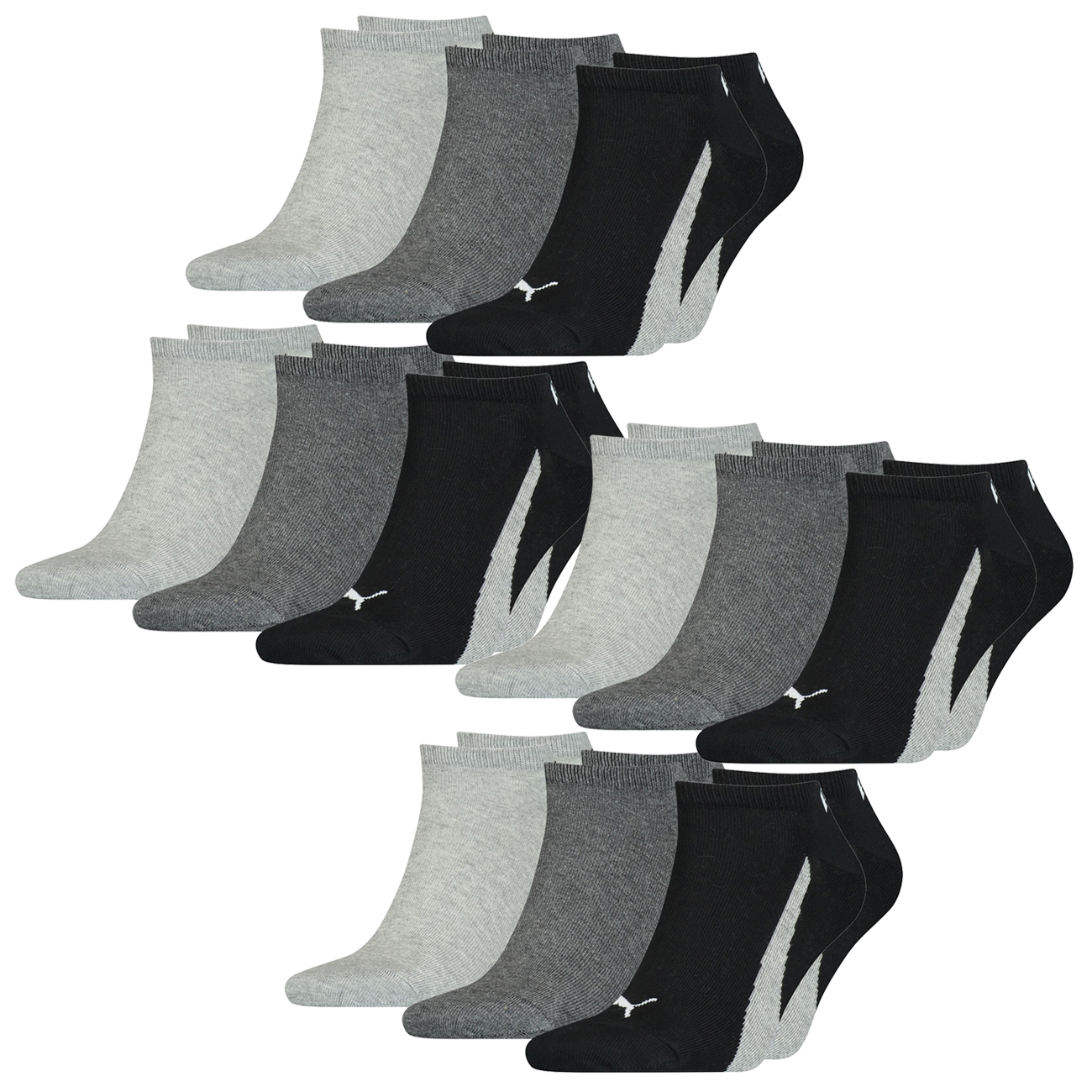 Puma Unisex Herren Damen Sneaker Socken LIFESTYLE 6er 9er 12er Multipack