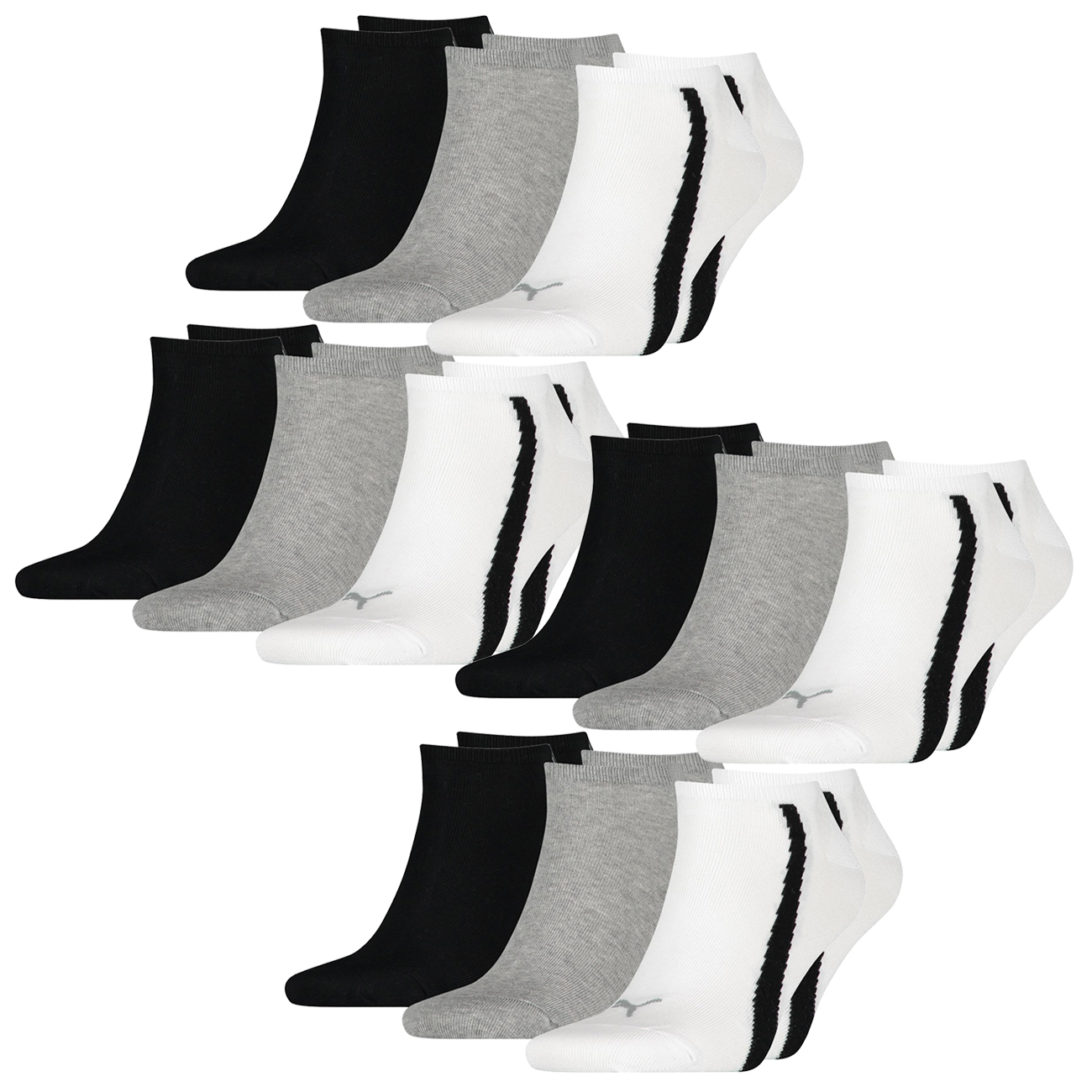 Puma Unisex Herren Damen Sneaker Socken LIFESTYLE 6er 9er 12er Multipack