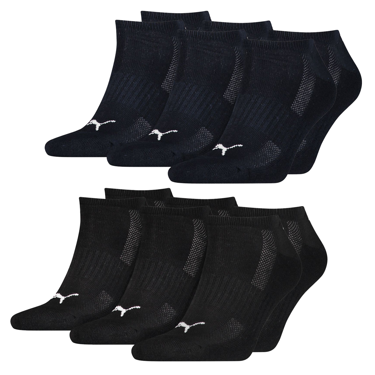 Puma Unisex Herren Damen Sneaker Socken CUSHIONED 6er 9er 12er Multipack