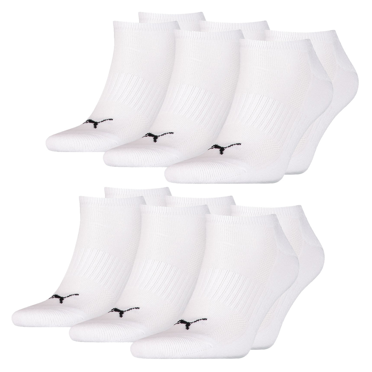 Puma Unisex Herren Damen Sneaker Socken CUSHIONED 6er 9er 12er Multipack