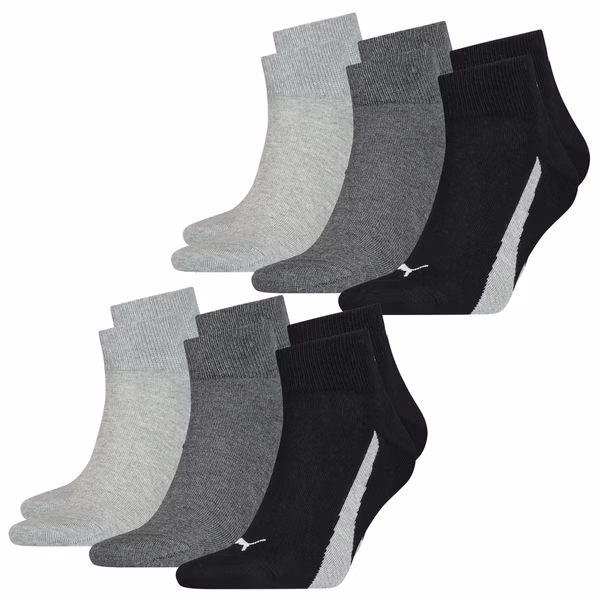 Quartersocken - PUMA UNISEX LIFESTYLE QUARTERS 6er 9er 12er Multipack Quartersocken - PUMA UNISEX LIFESTYLE QUARTERS 6er 9er 12er Multipack