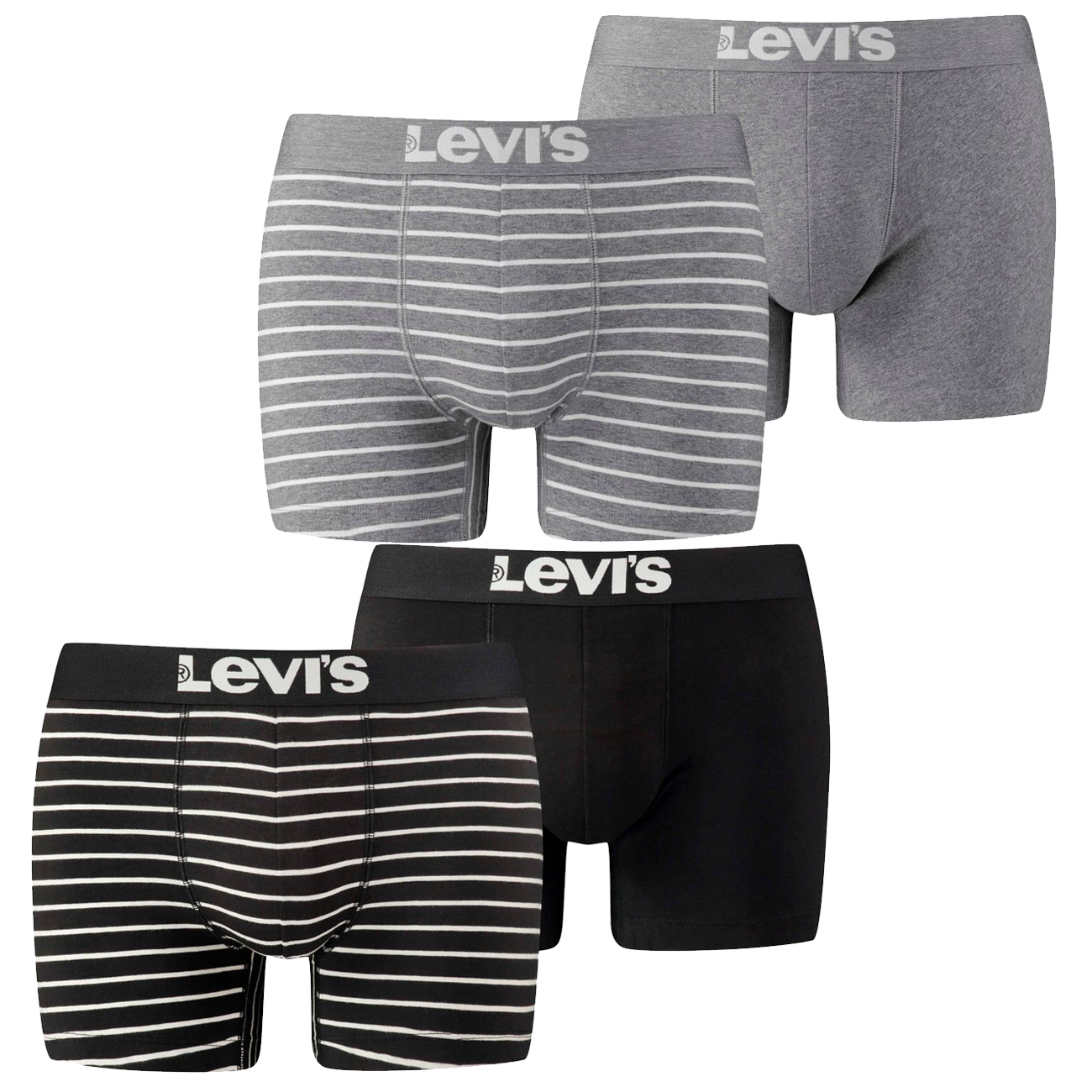 Levis Herren Boxershort Men Vintage Stripe YD Boxer 4er 6er 8er Multipack