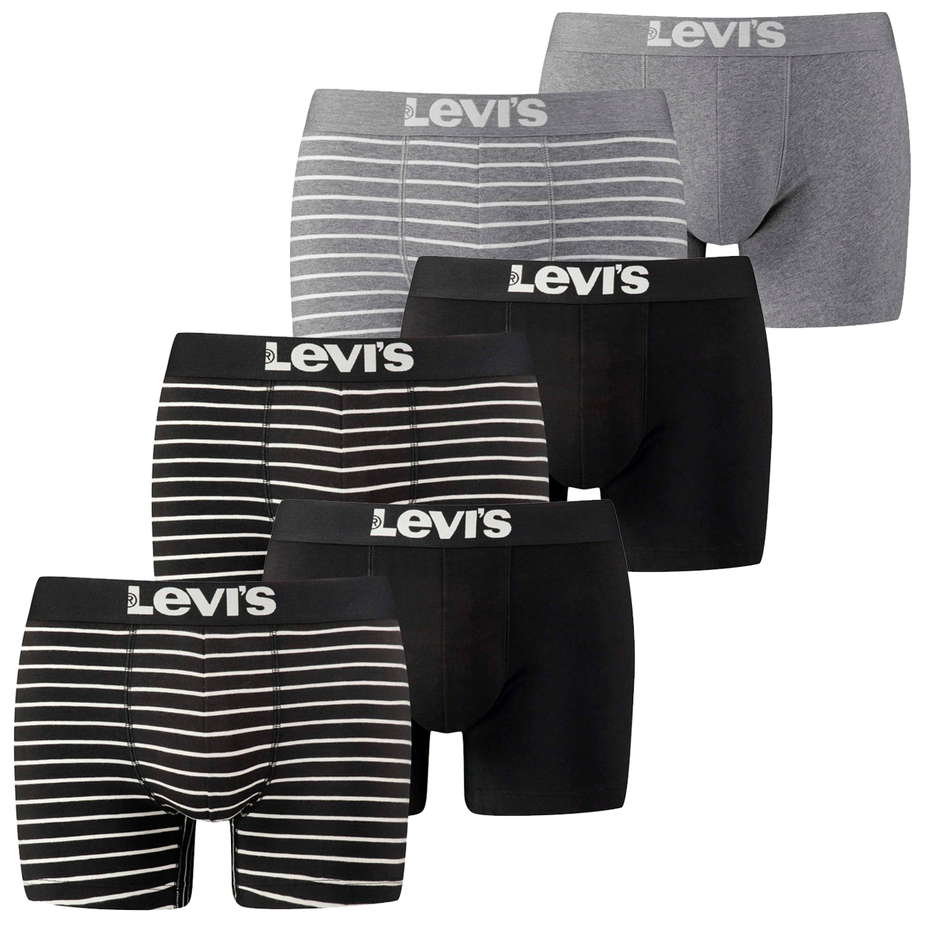 Levis Herren Boxershort Men Vintage Stripe YD Boxer 4er 6er 8er Multipack