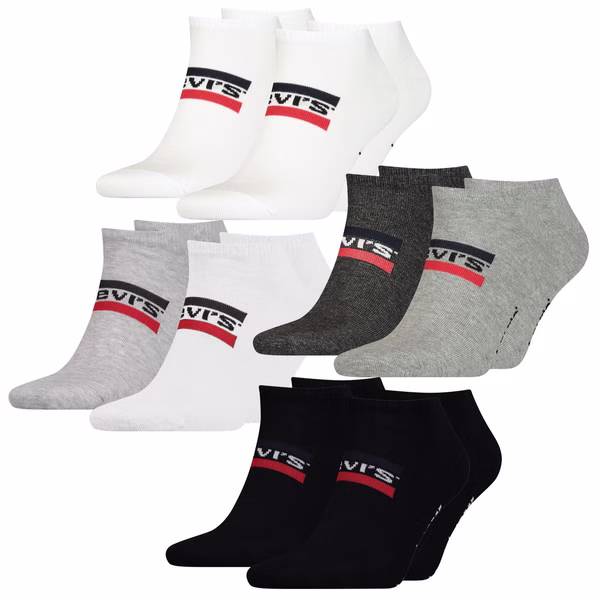 Footies - LEVIS LOW RISE SPORTWR LOGO 4er 6er 8er Multipack Footies - LEVIS LOW RISE SPORTWR LOGO 4er 6er 8er Multipack
