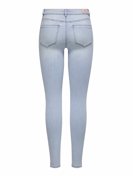 Only Damen Jeans ONLWAUW LIFE Skinny Fit - Special Bright Blue Denim Only Damen Jeans ONLWAUW LIFE Skinny Fit - Special Bright Blue Denim