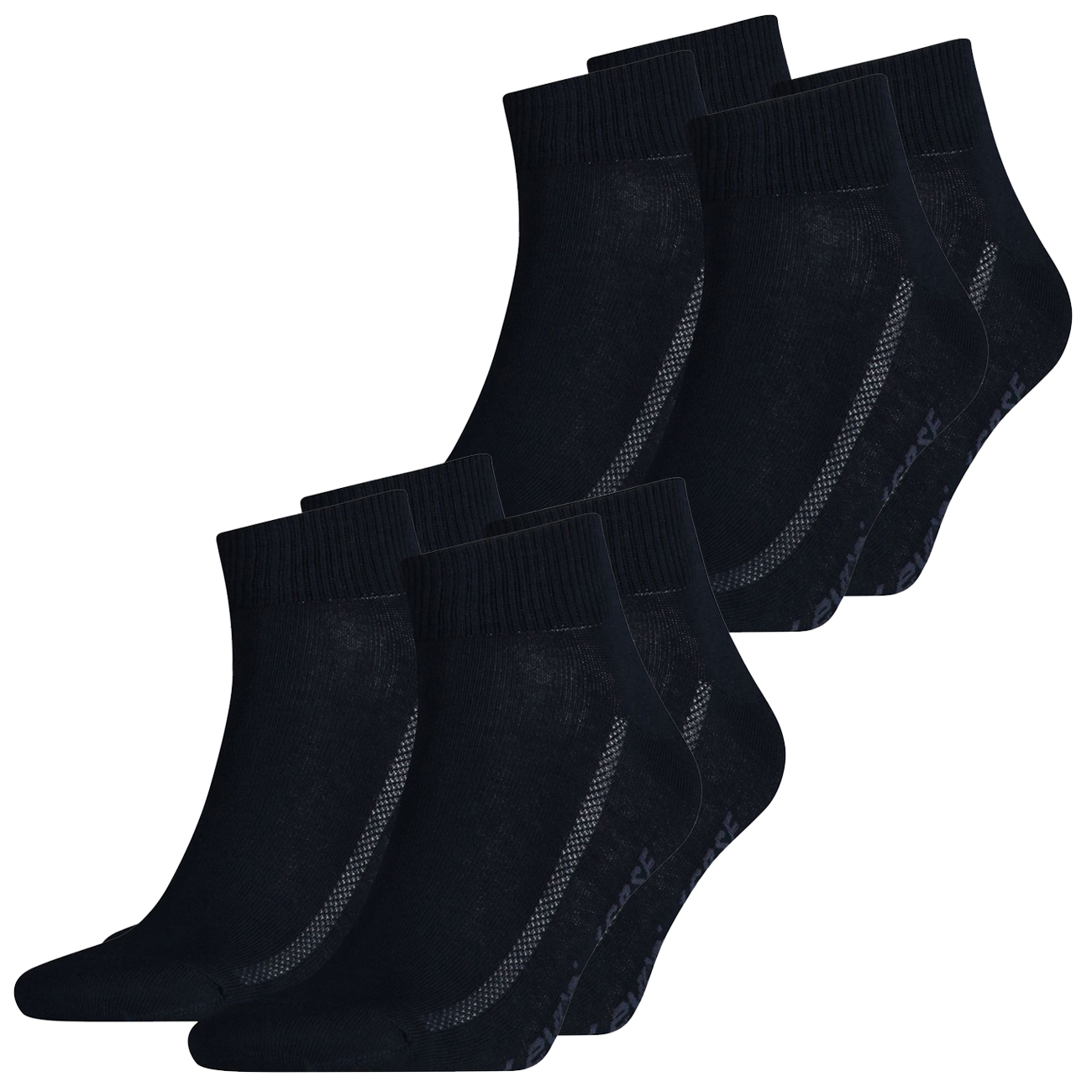 Levis Unisex Quarter Sportsocken 168SF Mid Cut 4er 6er 8er Multipack