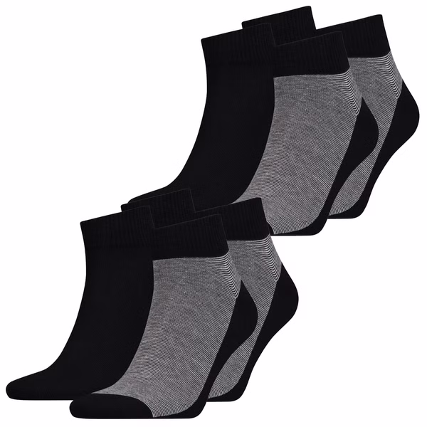 Quartersocken - LEVIS 168SF MID CUT MICRO STRIPE 4er 6er 8er Multipack Quartersocken - LEVIS 168SF MID CUT MICRO STRIPE 4er 6er 8er Multipack