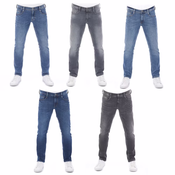 Mustang Jeans Herren Stretch Oregon Tapered Fit Mustang Jeans Herren Stretch Oregon Tapered Fit