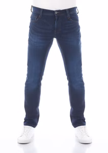 Mustang Herren Jeans Real X Stretchjeans Oregon Tapered FitBlau