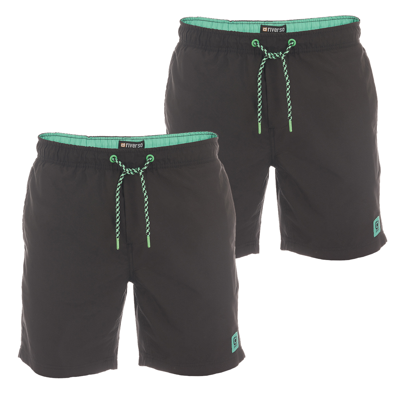 riverso Badehose Herren lang Badeshorts RIVDavid 2er Pack Set