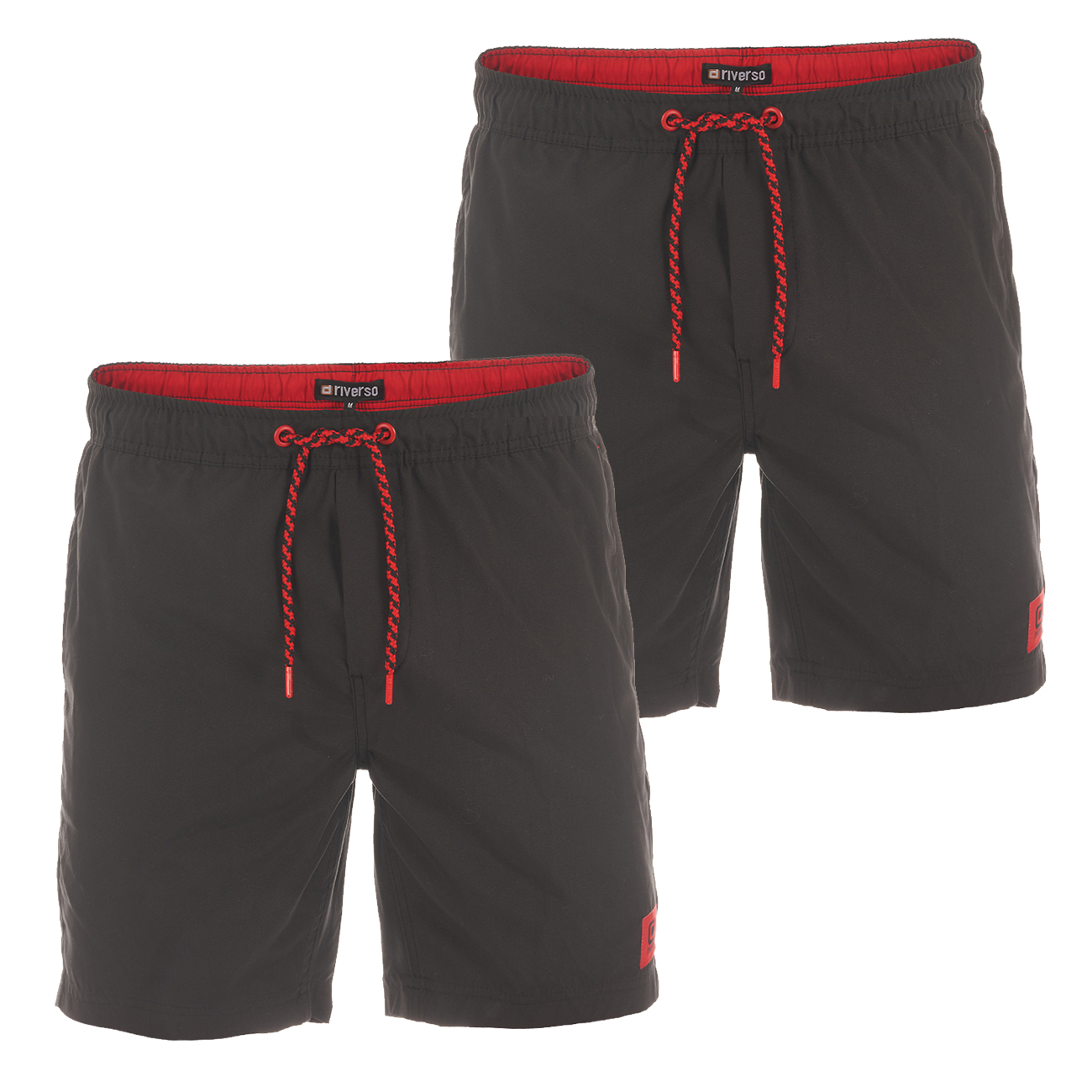 riverso Badehose Herren lang Badeshorts RIVDavid 2er Pack Set