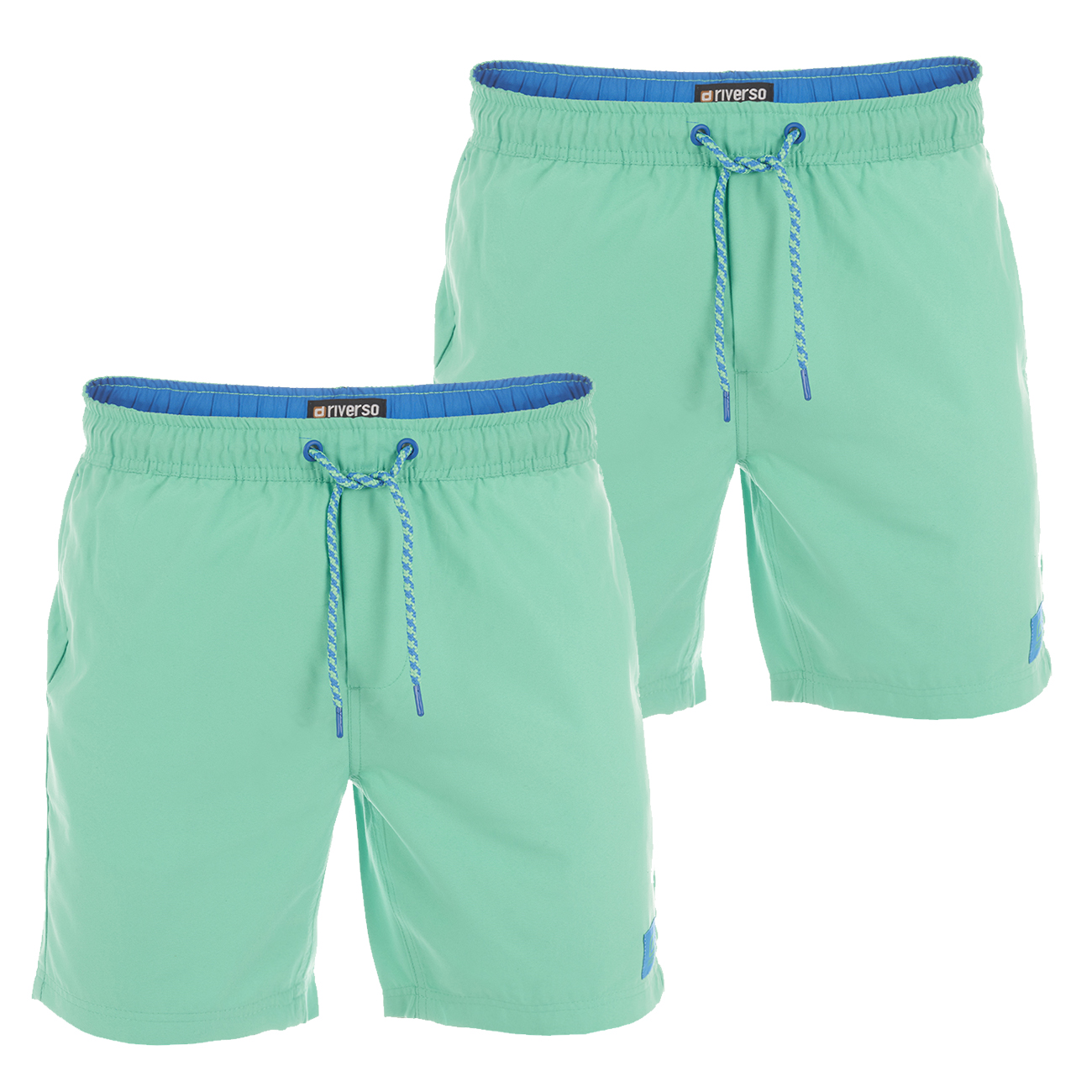 riverso Badehose Herren lang Badeshorts RIVDavid 2er Pack Set