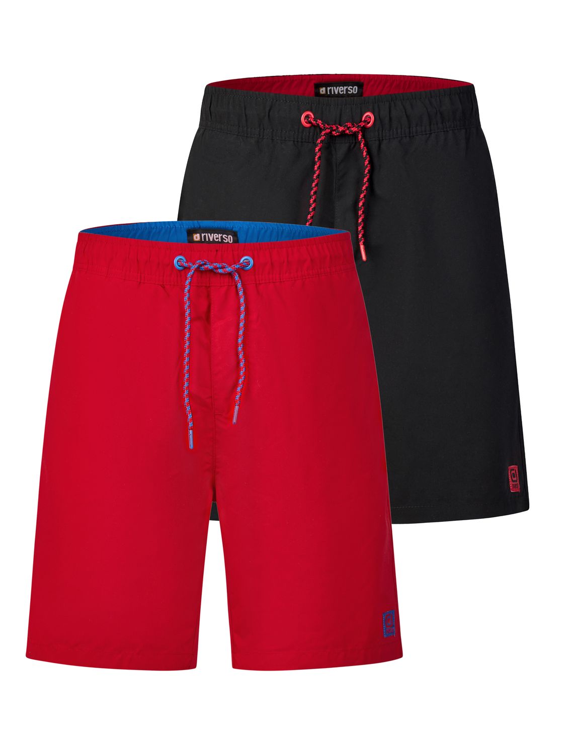 riverso Badehose Herren lang Badeshorts RIVDavid 2er Pack Set