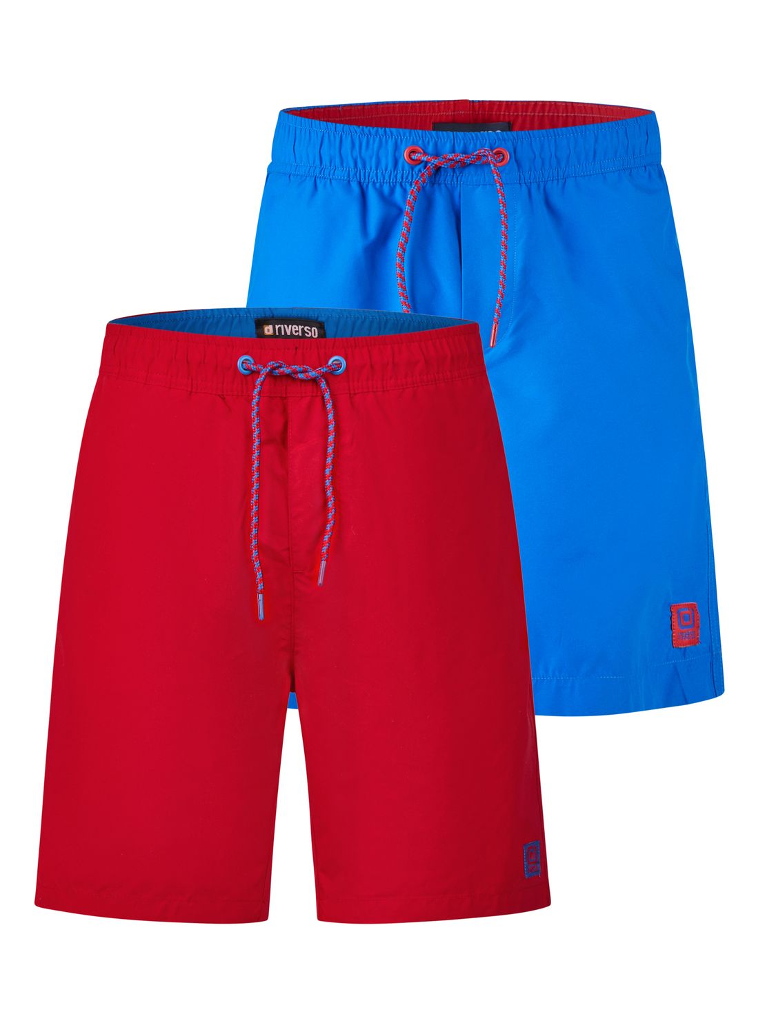 riverso Badehose Herren lang Badeshorts RIVDavid 2er Pack Set