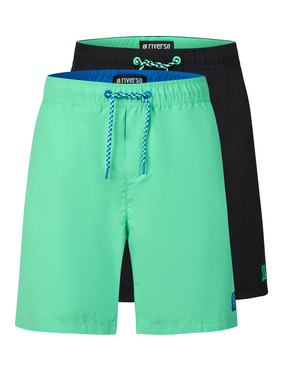 riverso Badehose Herren lang Badeshorts RIVDavid 2er Pack Set