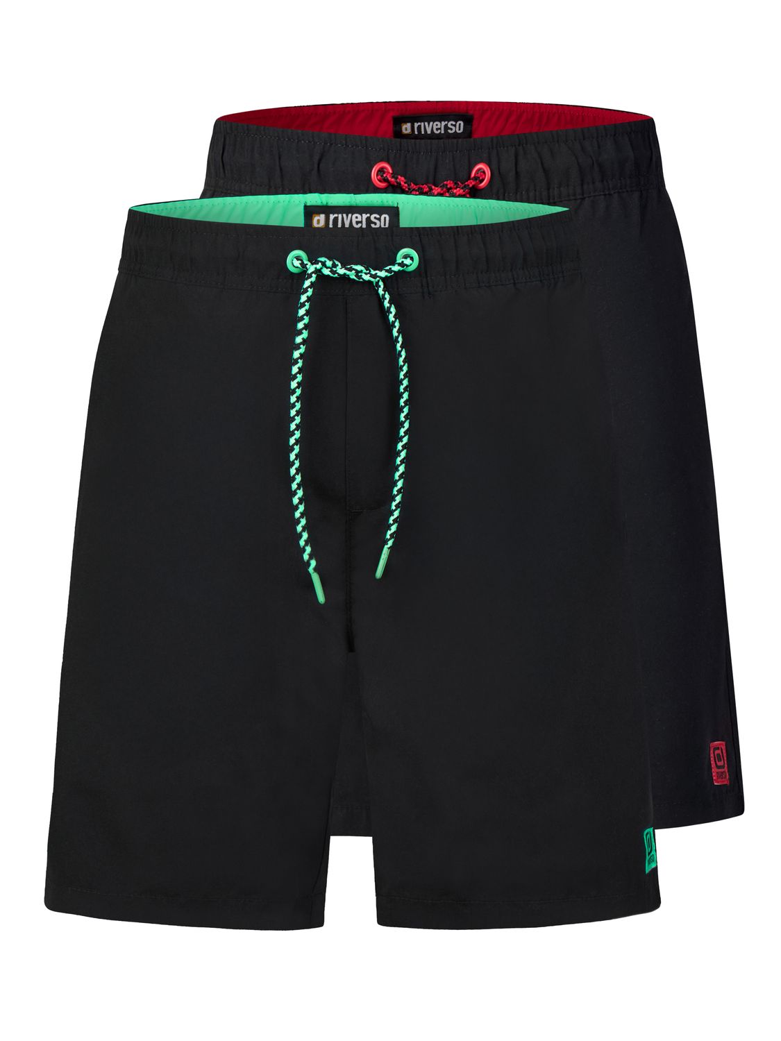 riverso Badehose Herren lang Badeshorts RIVDavid 2er Pack Set