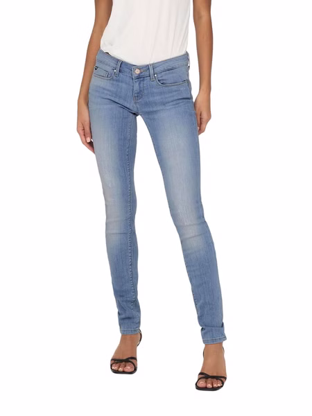 Only Damen Jeans ONLCORAL LIFE - Skinny Fit - Blau - Light Blue Denim Only Damen Jeans ONLCORAL LIFE - Skinny Fit - Blau - Light Blue Denim