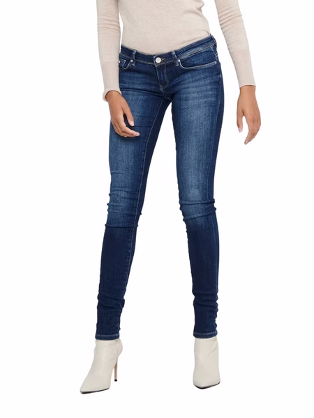Only Damen Jeans ONLCORAL LIFE REA 285 - Skinny Fit - Blau - Dark Blue Denim Only Damen Jeans ONLCORAL LIFE REA 285 - Skinny Fit - Blau - Dark Blue Denim