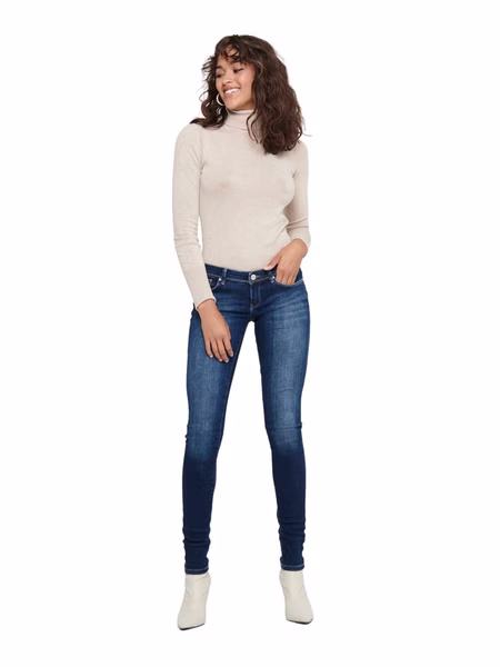 Only Damen Jeans ONLCORAL LIFE REA 285 - Skinny Fit - Blau - Dark Blue Denim Only Damen Jeans ONLCORAL LIFE REA 285 - Skinny Fit - Blau - Dark Blue Denim