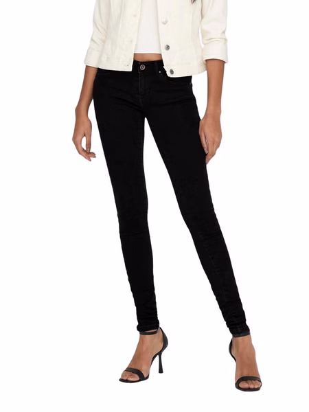 Only Damen Jeans ONLCORAL LIFE SL SK POWER AZG3659 - Skinny Fit - Schwarz - Black Denim Only Damen Jeans ONLCORAL LIFE SL SK POWER AZG3659 - Skinny Fit - Schwarz - Black Denim