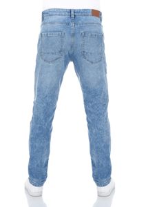 Jeans Uomo RIVChris Straight Fit In Denim Elasticizzato - Taglio Dritto, Vita Normale, Colori Blu, Nero, Grigio, Taglie Da W29 A W40 - 5
