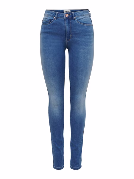 Only Damen Jeans ONLROYAL LIFE HW SK DNM BJ369 - Skinny Fit - Blau - Light Medium Blue Denim Only Damen Jeans ONLROYAL LIFE HW SK DNM BJ369 - Skinny Fit - Blau - Light Medium Blue Denim