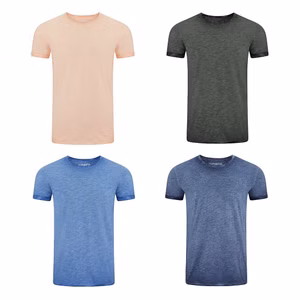 Herren Basic T-Shirt RIVMatteo Regular Fit 4er Pack