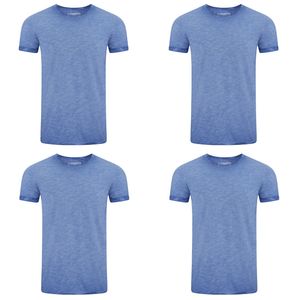Herren Basic T-Shirt RIVMatteo Regular Fit 4er Pack