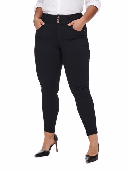 Carmakoma by Only Damen Jeans CARANNA - Skinny Fit - Schwarz - Black - Plus Size Carmakoma by Only Damen Jeans CARANNA - Skinny Fit - Schwarz - Black - Plus Size