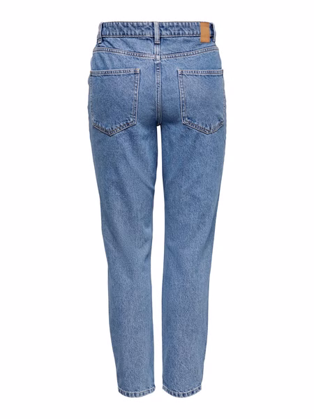 Only Damen Jeans  ONLJAGGER LIFE HIGH MOM ANKLE - Relaxed Fit - Blau - Hellblau Only Damen Jeans  ONLJAGGER LIFE HIGH MOM ANKLE - Relaxed Fit - Blau - Hellblau