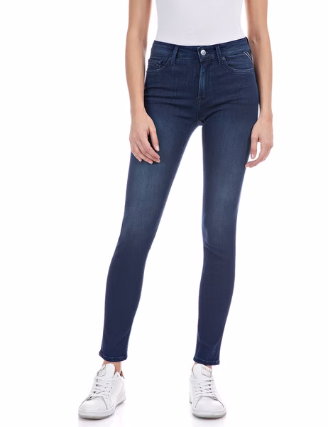 Replay Damen Jeans LUZIEN - Skinny Fit - Blau -Dark Blue Replay Damen Jeans LUZIEN - Skinny Fit - Blau -Dark Blue