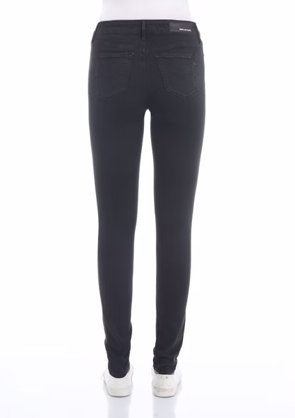 Replay Damen Jeans Luzien - Skinny Fit - Schwarz -Nearly Black Replay Damen Jeans Luzien - Skinny Fit - Schwarz -Nearly Black