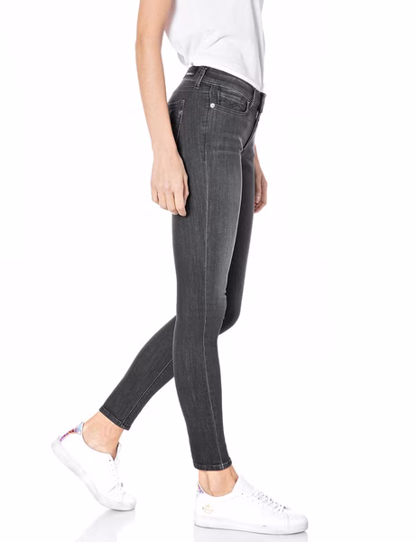 Replay Damen Jeans Luzien - Skinny Fit - Schwarz - Black Replay Damen Jeans Luzien - Skinny Fit - Schwarz - Black