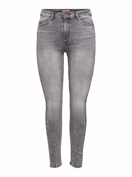 Only Damen Jeans ONLPAOLA LIFE HW SKINNY AZG852 - Skinny Fit - Grau - Medium Grey Denim Only Damen Jeans ONLPAOLA LIFE HW SKINNY AZG852 - Skinny Fit - Grau - Medium Grey Denim