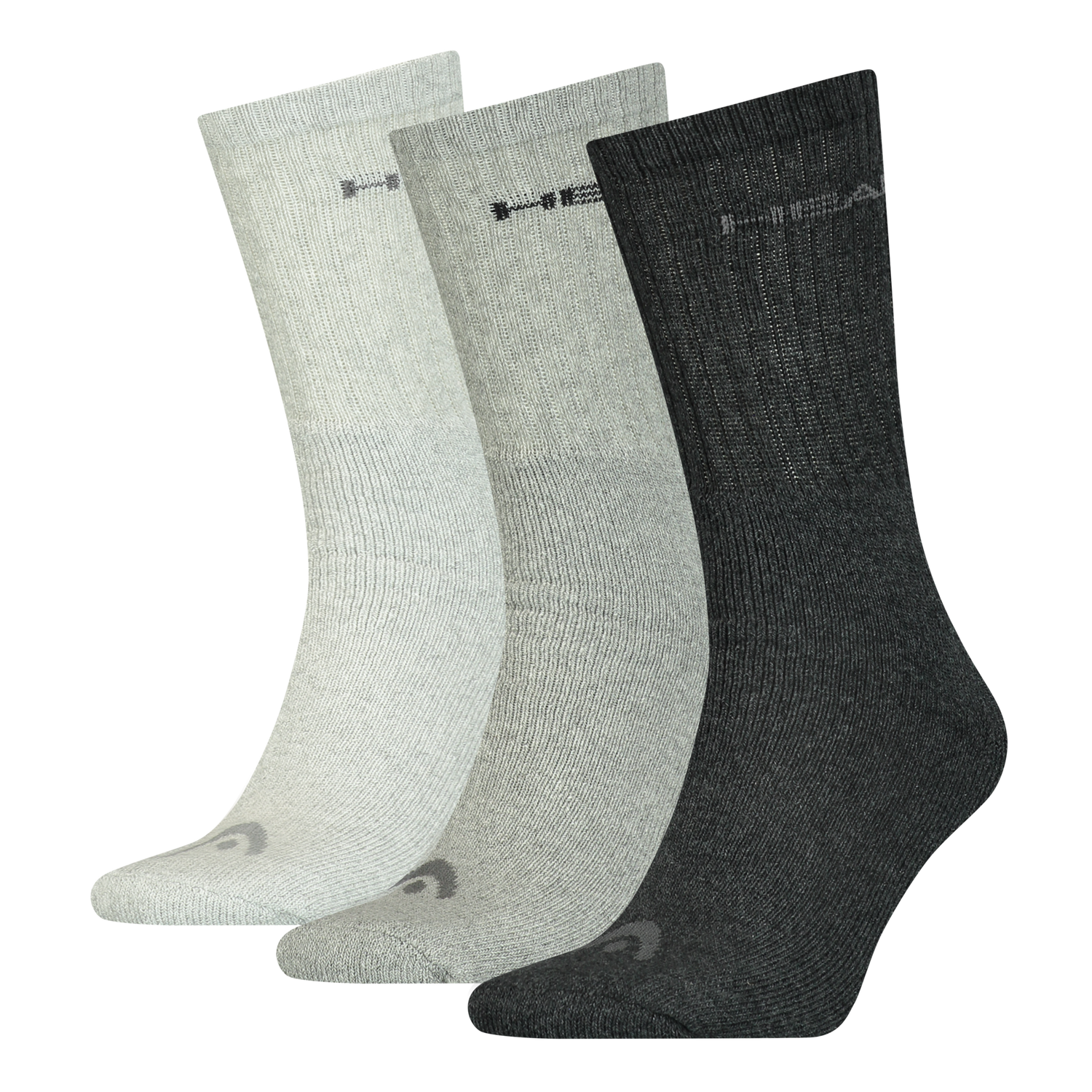 HEAD Unisex Sportsocken Crew 3er Pack