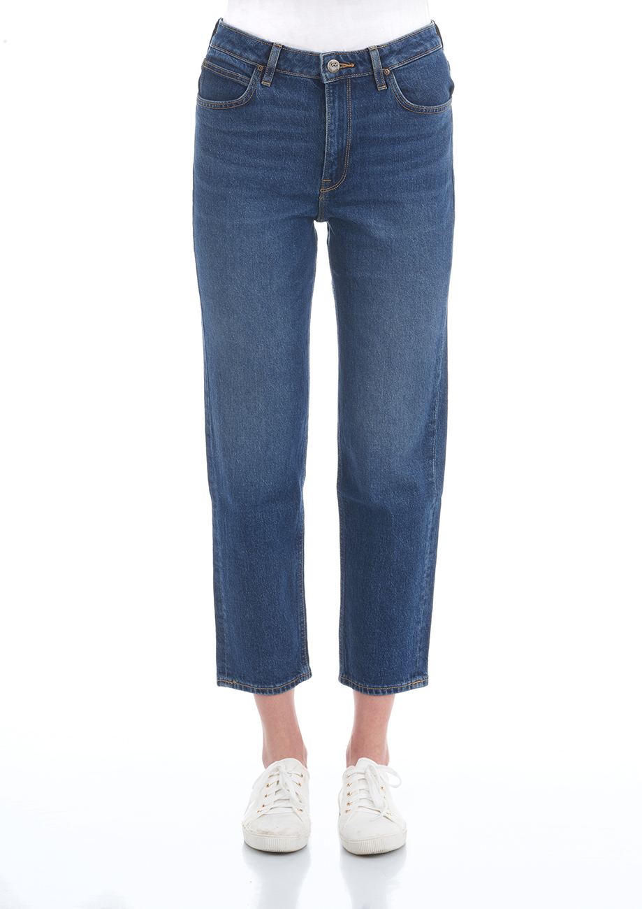 Lee Damen Jeans Carol - Straight Fit - Blau - Dark Ruby