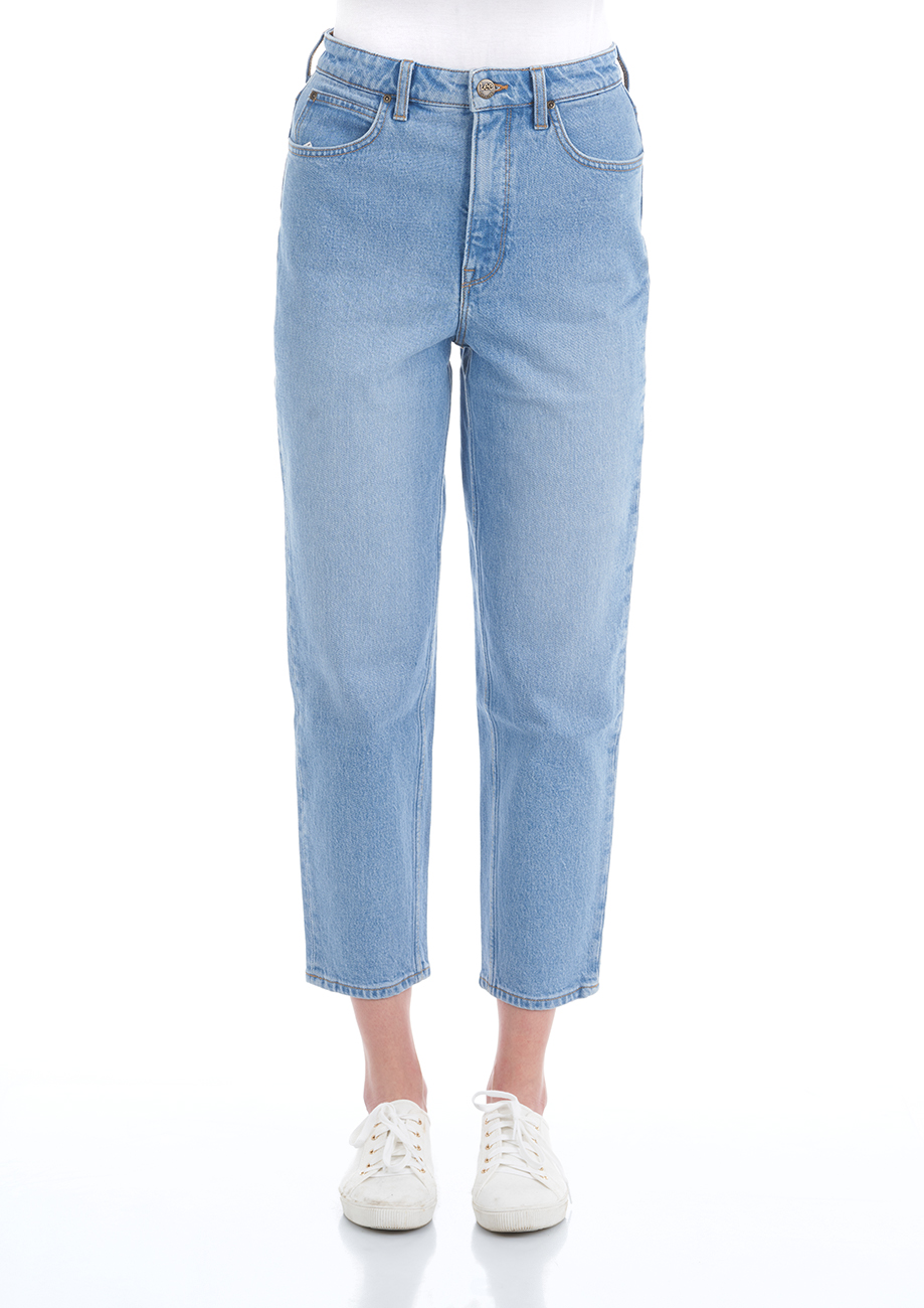 Lee Damen Jeans Stella - Tapered Fit - Blau - LT New Hill