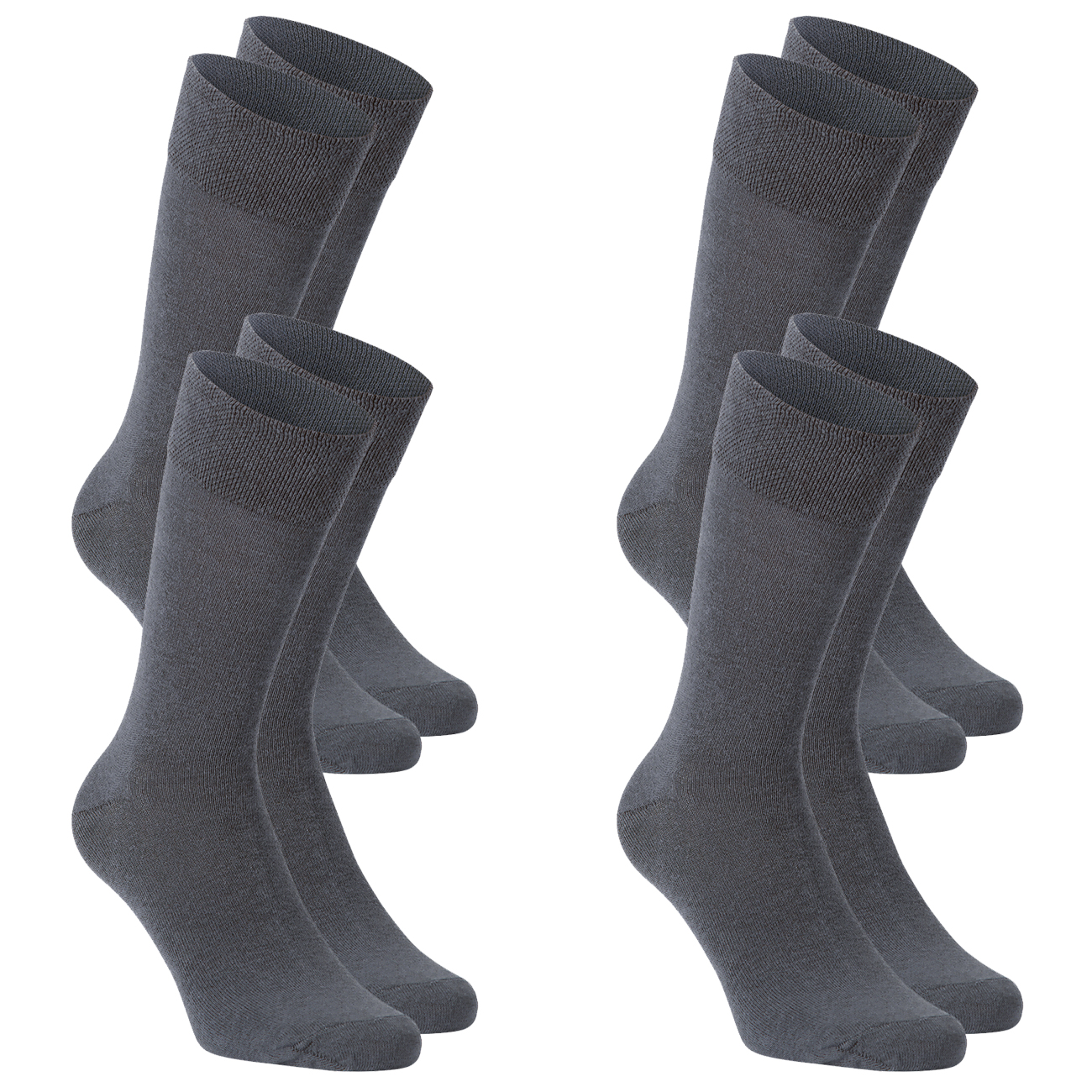 Dailysoxx Herren Socken CREW COMFORTSOCKS 4er Pack