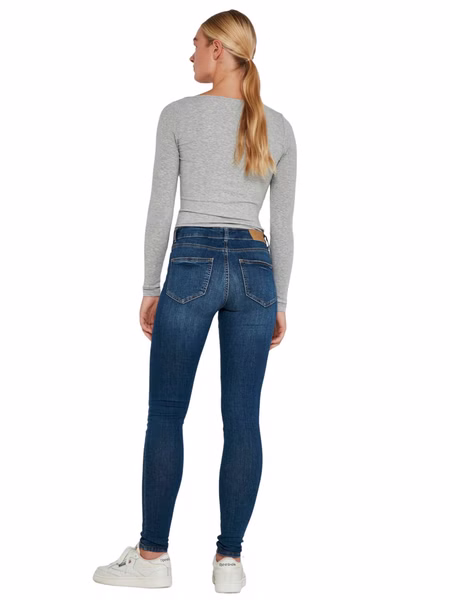 Noisy May Damen Jeans NMLUCY NW AZ155MB - Skinny Fit - Blau - Medium Blue Denim Noisy May Damen Jeans NMLUCY NW AZ155MB - Skinny Fit - Blau - Medium Blue Denim
