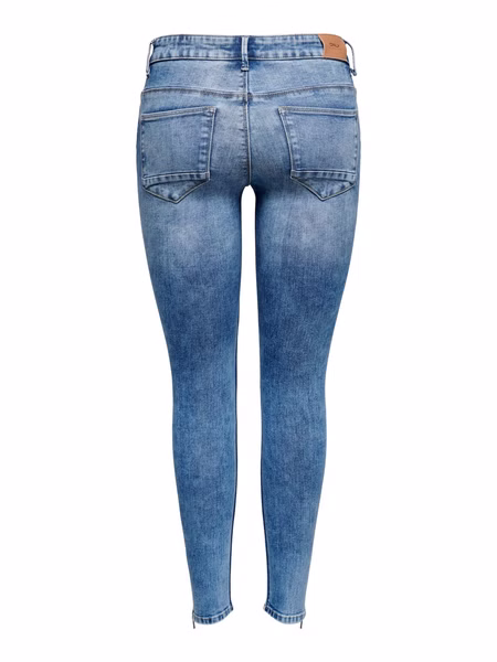 Only Damen Jeans ONLKENDELL LIFE REG SK ANK TAI006 - Skinny Fit - Blau - Light Medium Blue Denim Only Damen Jeans ONLKENDELL LIFE REG SK ANK TAI006 - Skinny Fit - Blau - Light Medium Blue Denim