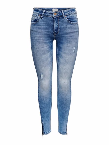 Only Damen Jeans ONLKENDELL LIFE REG SK ANK TAI006 - Skinny Fit - Blau - Light Medium Blue Denim Only Damen Jeans ONLKENDELL LIFE REG SK ANK TAI006 - Skinny Fit - Blau - Light Medium Blue Denim