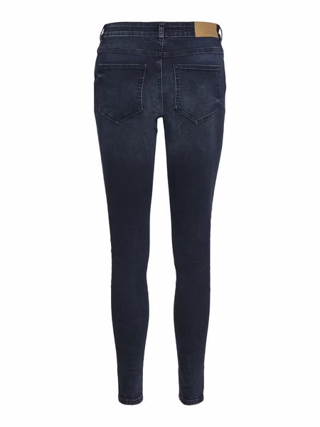 Noisy May Damen Jeans  NMKIMMY NW ANK DART JEANS DB Slim Fit Blau - Dark Blue Denim Noisy May Damen Jeans  NMKIMMY NW ANK DART JEANS DB Slim Fit Blau - Dark Blue Denim