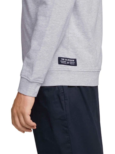 Tom Tailor Denim Herren Sweatjacke Bomber - Regular Fit
