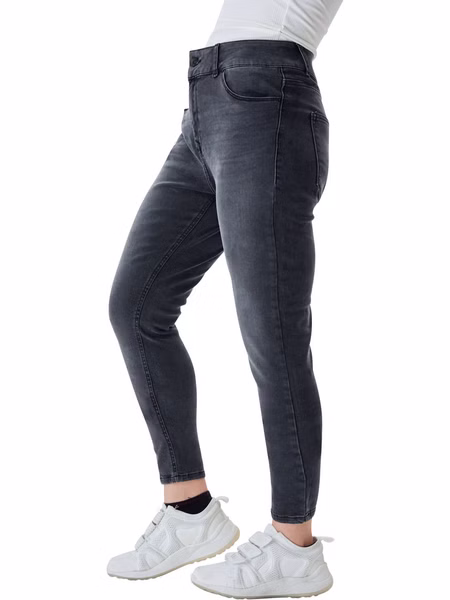Love to be by LTB Damen Jeans Arly -  Skinny Fit - Grau - Enara Wash - Plussize Love to be by LTB Damen Jeans Arly -  Skinny Fit - Grau - Enara Wash - Plussize